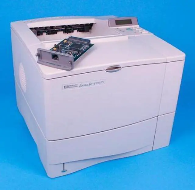 Alt view image 3 of 7 - HP C8050A LaserJet 4100n MonoLaser Printer