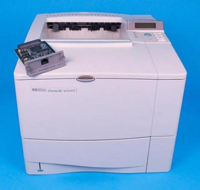 Alt view image 2 of 7 - HP C8050A LaserJet 4100n MonoLaser Printer