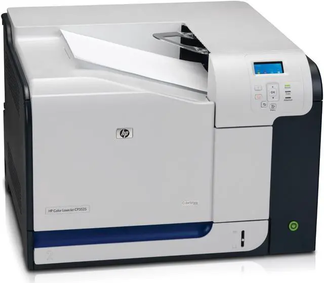 Alt view image 3 of 9 - HP Color LaserJet CP3525n CC469A Workgroup Up to 30 ppm 600 x 600 dpi Color Print Quality Color Ethernet (RJ-45) / LPT / USB Laser Printer