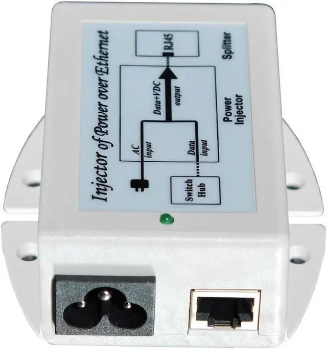 Alt view image 4 of 6 - Tycon Systems TP-POE-24 18W POE Power Source With US Power Cord - 24V