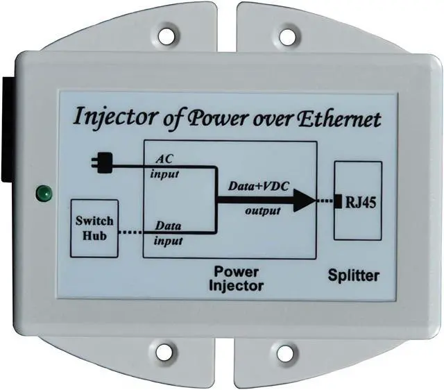 Alt view image 3 of 6 - Tycon Systems TP-POE-24 18W POE Power Source With US Power Cord - 24V