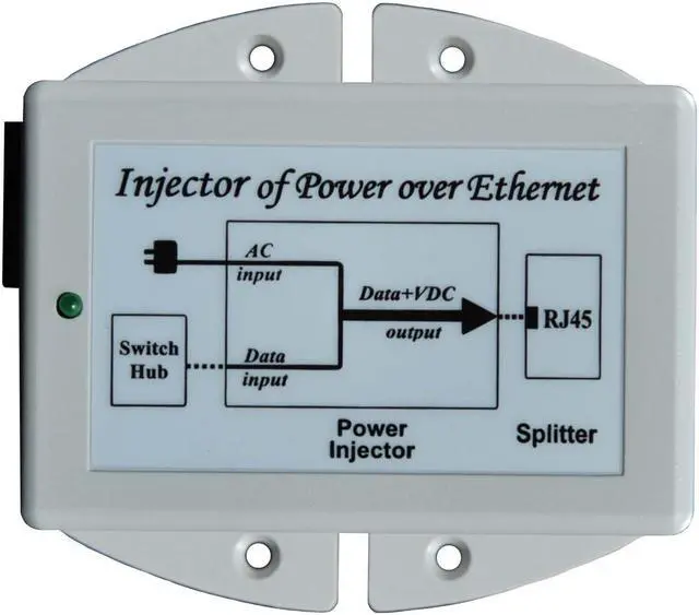 Alt view image 2 of 2 - Tycon TP-POE-48 48V 24W Passive POE Inserter