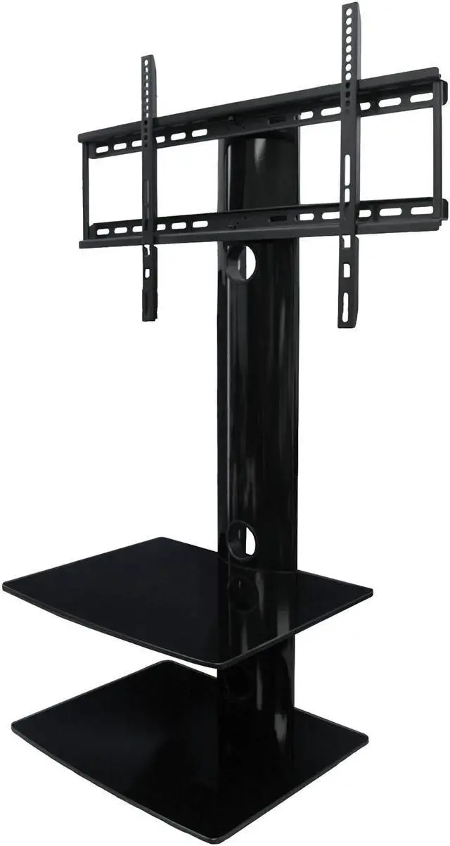 Main image of TygerClaw TV Stand with Dual AV Shelves for 32-65" TVs