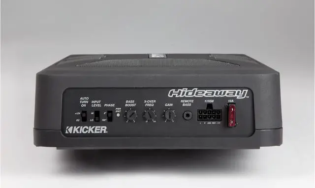Alt view image 3 of 20 - KICKER 11HS8 8" 150W Hideaway Car Audio Powered Subwoofer Sub Enclosure HS8