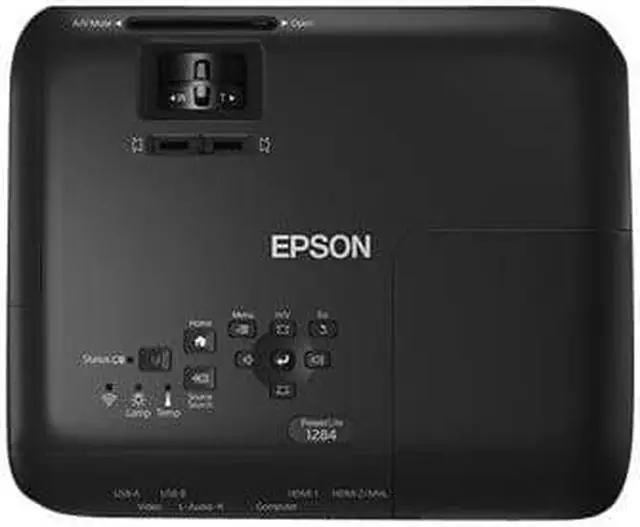 Alt view image 10 of 19 - Epson PowerLite 1284 Wireless HD WXGA 3LCD Projector