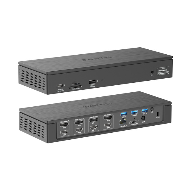 WAVLINK 13-in-1 USB Docking Station - Dual Monitor Support 5K/4K For Windows & Mac Laptops