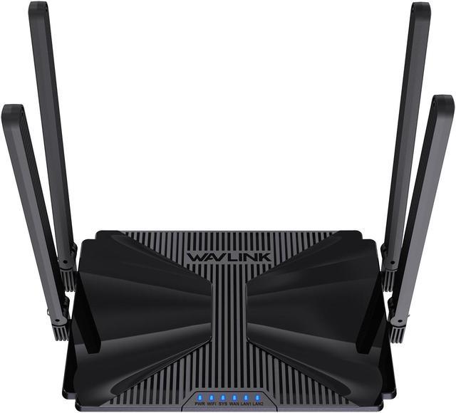  AX3000 Router WiFi 6, enrutador WAVLINK Multi-Gigabit Mesh  Router Dual Band, soporte de malla, MU-MIMO, WPA3, IPv6, enrutador WiFi  inalámbrico a Internet para juegos en el hogar : Electrónica