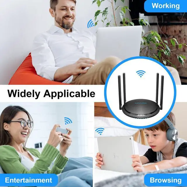 Alt view image 8 of 7 - WAVLINK AX3000 WiFi Router Dual Band WiFi 6 Gaming Router 802.11ax Full Gigabit Wireless Internet Router With 4x5dBi High-Gain Antennas, MU-MIMO, OFDMA, USB 3.0, Touchlink, Beamforming, WPA3, IPV6