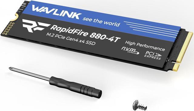 ADDLINK Disque SSD 4To M.2 2280 PCIe GEN4 NVMe QLC - lecture 4900 Mo/s