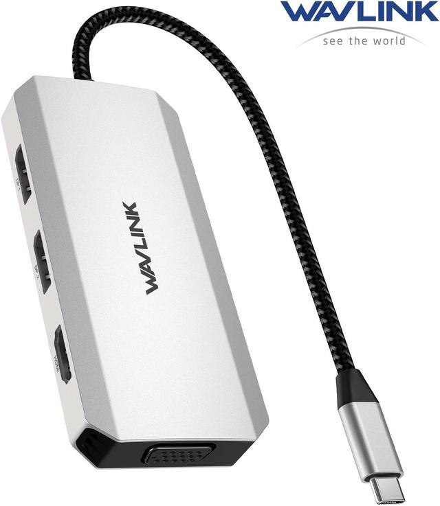 Lenovo Hub Adaptador Usb C Hdmi Vga Para Macbook Pro Air