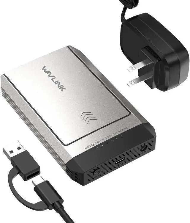 Main image of WAVLINK M.2 NVMe SSD Enclosure 10Gbps M.2 Cloner Dual-Bay Offline Clone Tool-Free, M.2 Duplicator Support SATA to NVMe and NVMe to SATA, Dual NVMe Enclosure for SSDs PCIe Sizes 2230/2242/2260/2280,8TB