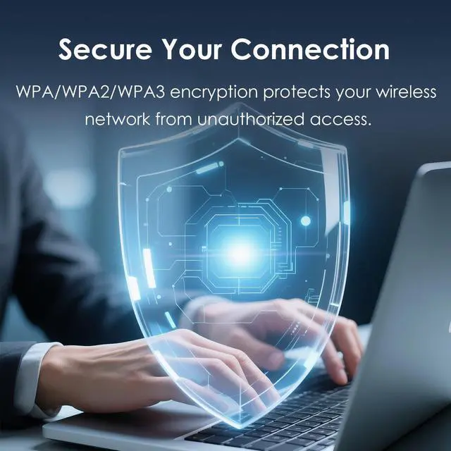 Alt view image 7 of 7 - WAVLINK WiFi 6E AX5400 Triple-Band USB 3.0 Wireless Adapter (2.4G/5G/6G, 573+2402+2402 Mbps) with Built-in Driver, WPA3, MU-MIMO, OFDMA, 4x3dBi Antennas, Magnetic Base, 1m Cable - Only FWindows 11/10