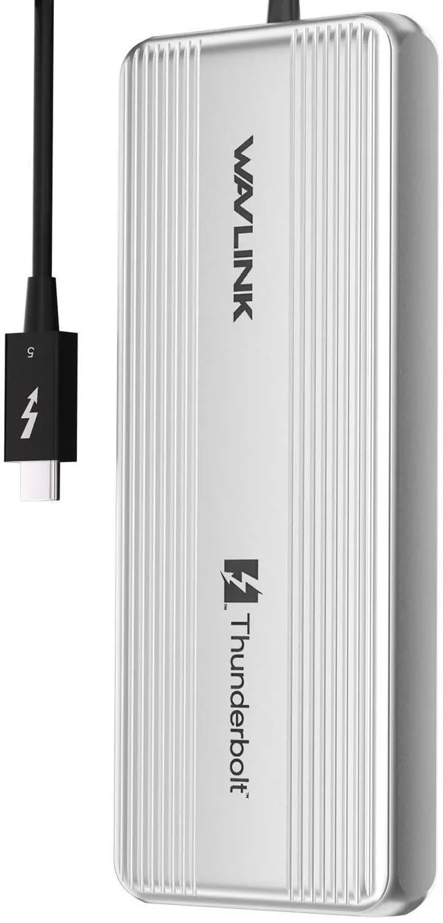Main image of WAVLINK 2TB Thunerbolt 5 M.2 NVMe External SSD Driver, Portable 80Gbps Ultra Fast External SSD Drive with Cooling Fan and Aluminum Heat Sink Enclosure, Thunderbolt Certified