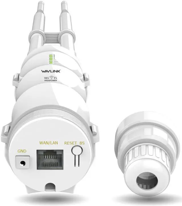 Alt view image 3 of 7 - Wavlink AC600 High Power Outdoor Wireless WIFI Router/AP Repeater, 2.4GHz 150Mbps + 5GHz 433Mbps Outer Detachable Antenna outdoor Wireless Repeater Dual Band AC600 outside Repeater Router POE