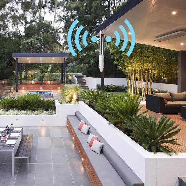 Alt view image 6 of 7 - Wavlink AC600 High Power Outdoor Wireless WIFI Router/AP Repeater, 2.4GHz 150Mbps + 5GHz 433Mbps Outer Detachable Antenna outdoor Wireless Repeater Dual Band AC600 outside Repeater Router POE