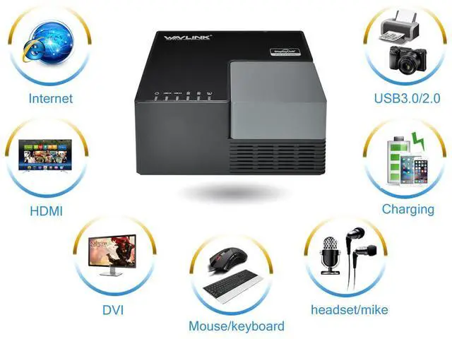 Alt view image 6 of 12 - Wavlink USB 3.0/USB C Universal Laptop Dual Monitor Display Docking Station with HDMI & DVI / VGA,6 USB Ports, Gigabit Ethernet, 2 USB charging(2.4A), Audio For Windows Mac OS, Not support Charging PC