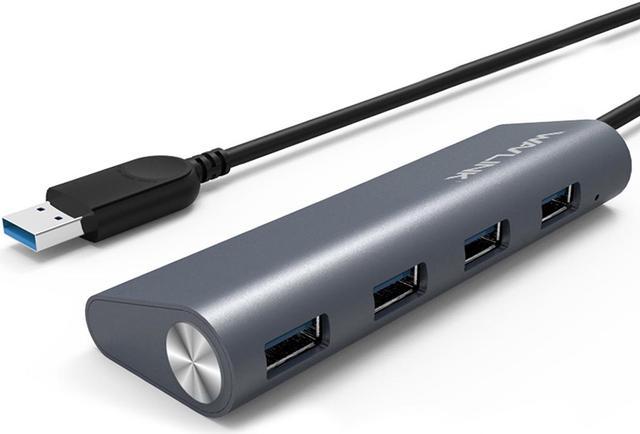 4-Port High Speed USB 2.0 Splitter Unpowered USB Hub