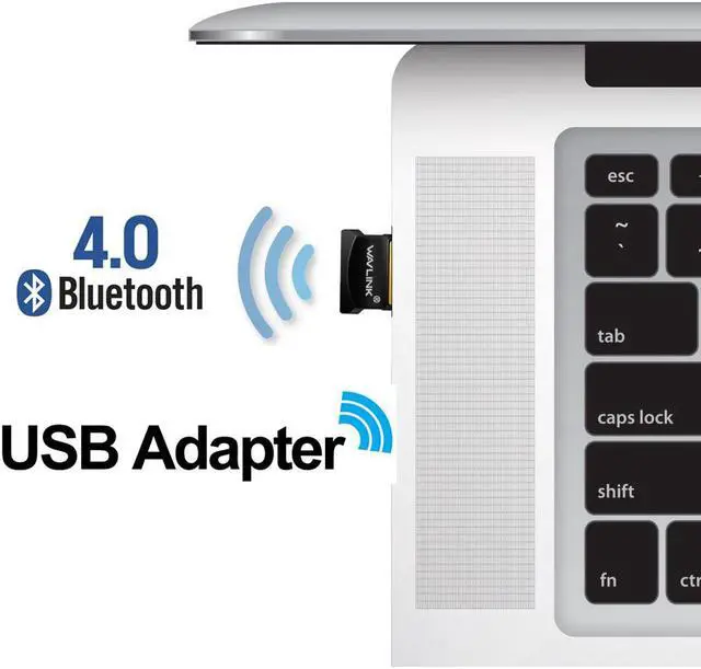 Alt view image 2 of 7 - Wavlink Bluetooth 4.0 Adapter, Wireless Bluetooth CSR 4.0 Dongle Adapter  Compatible with Windows 10,8.1/8,7,Vista, XP, 32/64 Bit and Classic Bluetooth, Stereo Headset Compatible ---Shipped by Newegg