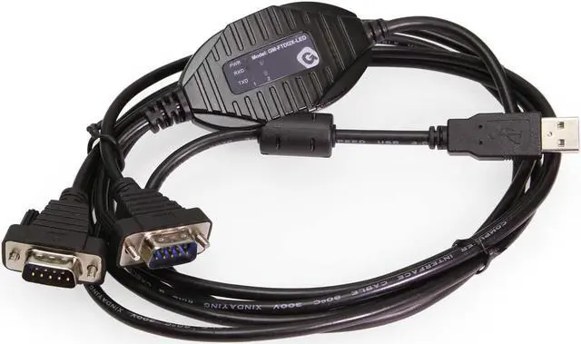Main image of Gearmo 2-Port Professional USB 2.0 to Serial Converter w/ RX/TX Status LED