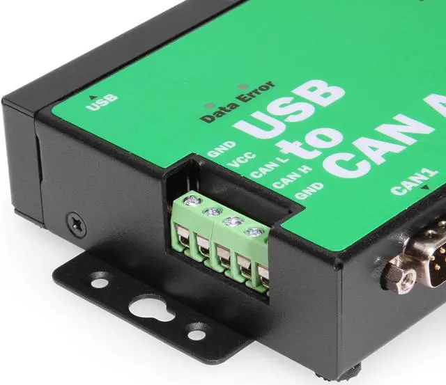 Alt view image 3 of 5 - Coolgear Industrial USB to CAN Bus Adapter - Dual Ports, ESD Protection, Optical Isolation, Plug & Play