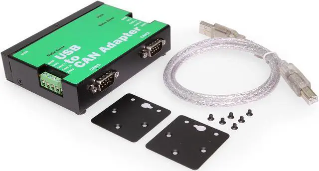 Alt view image 5 of 5 - Coolgear Industrial USB to CAN Bus Adapter - Dual Ports, ESD Protection, Optical Isolation, Plug & Play