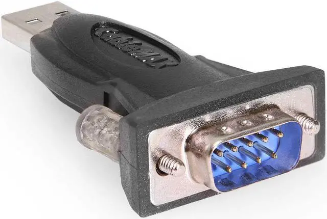 Main image of Cablemax USB to Serial RS-232 DB9 FTDI Mini Adapter with Extension Cable
