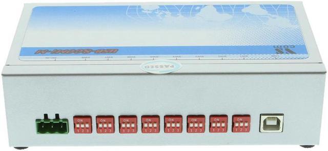 Alt view image 2 of 5 - SERIALGEAR USB-8COMi-M USB to 8X DB-9 Port RS-422/485 Metal case with DIN-Rail