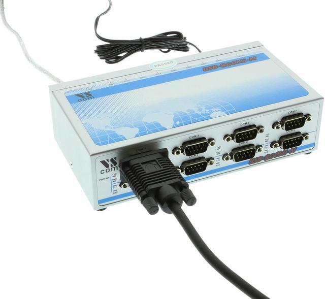 Alt view image 4 of 5 - SERIALGEAR USB-8COMi-M USB to 8X DB-9 Port RS-422/485 Metal case with DIN-Rail