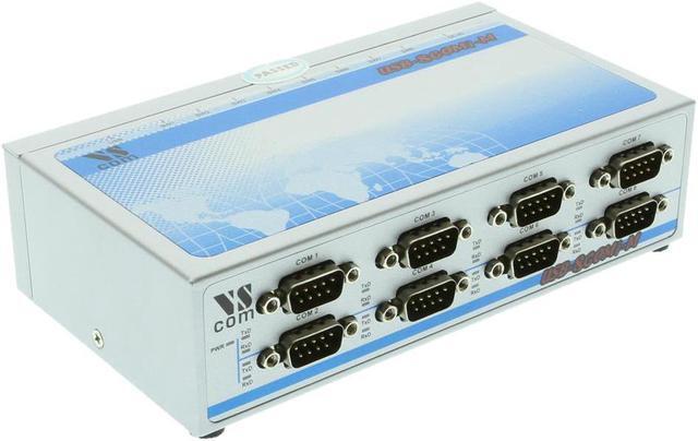 Main image of SERIALGEAR USB-8COMi-M USB to 8X DB-9 Port RS-422/485 Metal case with DIN-Rail