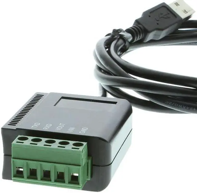 Alt view image 3 of 5 - Coolgear USB to RS232 Isolated TTL | CMOS Adapter Cable with TB