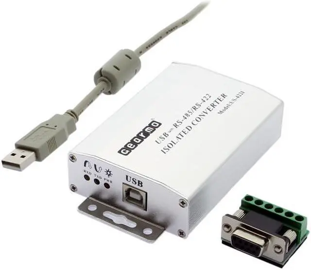 Alt view image 4 of 6 - Gearmo FTDI Chip USB to RS-485/422 Industrial Isolated w/ DB-9/RJ45/Terminal Screw