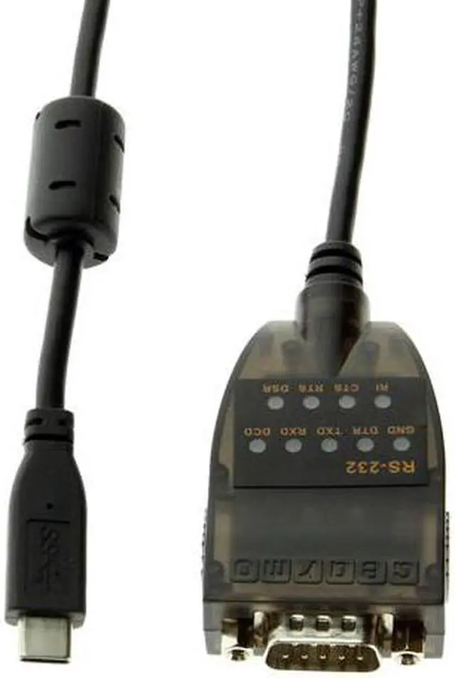 Alt view image 7 of 7 - Gearmo USB-C to RS-232 Serial Adapter, FTDI Chip, LED Indicators, High-Speed Data Transfer, Cross-Platform Compatible