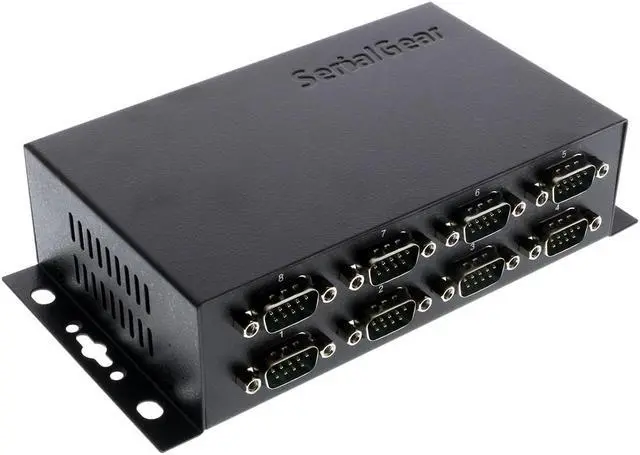 Main image of SERIALGEAR Industrial 8-Port DB9 RS232 to USB Adapter with FTDI Chip 921.6Kbps