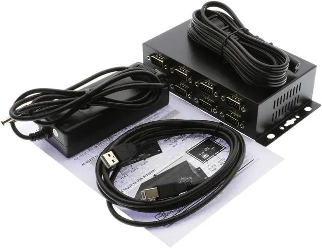 Alt view image 6 of 6 - SERIALGEAR Industrial 8-Port DB9 RS232 to USB Adapter with FTDI Chip 921.6Kbps