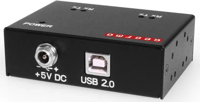Alt view image 4 of 5 - Gearmo USB Industrial 2-Port Serial RS-232 w/FTDI Chipset, RX/TX LED Indicators, DIN Rail Mount Bracket, & Surface Mounting Brackets