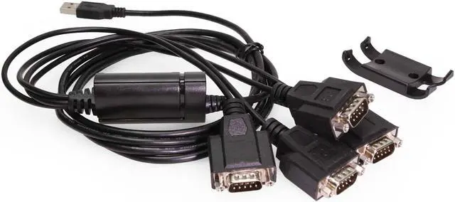 Alt view image 6 of 6 - Coolgear 4-port USB to RS232 Adapter FTDI FT4232H & ZyWyn