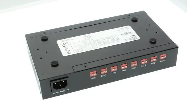 Alt view image 2 of 4 - Coolgear USB-8COMi-RM USB to Octal RS-232/422/485 adapter metal case w/DIN-Rail