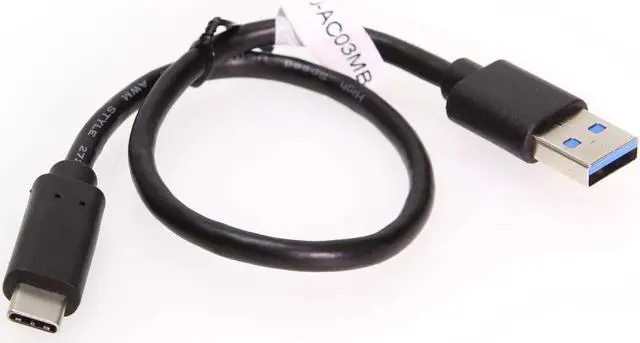 Main image of Coolgear USB 3.2 Gen 2 Type-C Male to Type-A Male Cable - 1ft