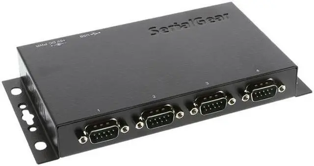 Main image of SERIALGEAR 4-Port DB-9 RS232 to USB Adapter with Isolation and Surge Protection