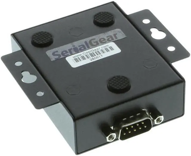 Alt view image 3 of 6 - Coolgear Industrial USB 2.0 to RS-232 Serial Adapter Optical Isolation