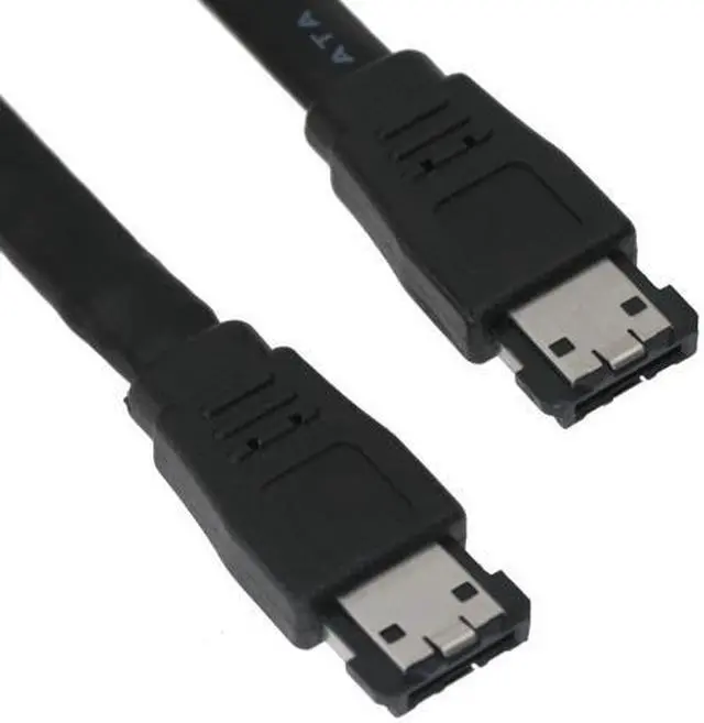 Alt view image 2 of 4 - cablemax 2ft. esata to esata 3gb/s external sata 2 shielded external cable