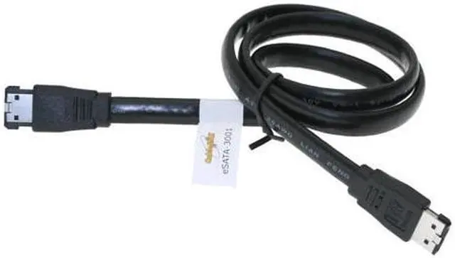 Alt view image 3 of 4 - cablemax 2ft. esata to esata 3gb/s external sata 2 shielded external cable