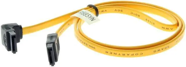 Alt view image 3 of 3 - SATACables 31in SATA III 3Gb/s Low Profile Non-Latching Right to Straight