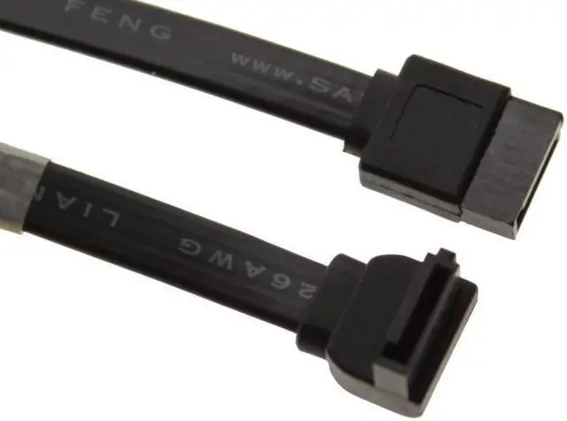 Alt view image 2 of 3 - satacables 14" sata iii device cable straight to right angle (ss-035msr)