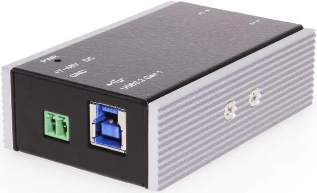Alt view image 2 of 5 - Coolgear 4 Port Mini USB 3.2 Gen 1 Industrial Wide Temp. Range Hub