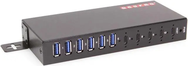 Main image of Gearmo 10-Port USB 3.2 Gen 2 Hub - 6 Type-A Ports 4 Type-C Ports & ESD Protection