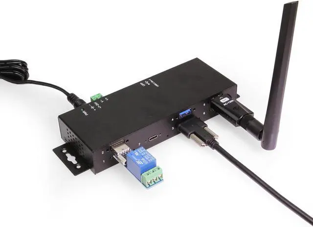 Alt view image 4 of 6 - Coolgear 7 Port USB-C Hub with Surge Protection, 5Gbps Speed & 2.4A Charging