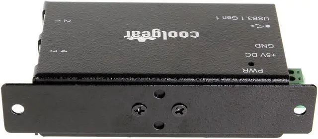 Alt view image 7 of 7 - Coolgear 4 Port USB 3.1 Micro Hub with Surge Protection and Mounting Kit