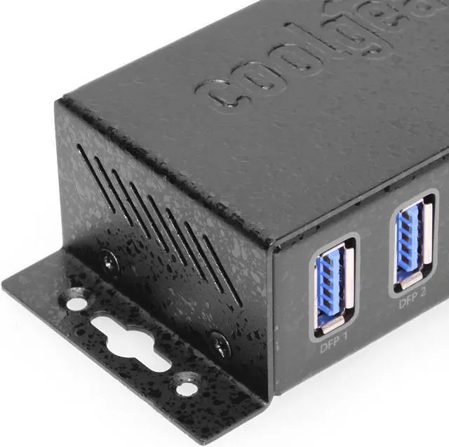 Alt view image 4 of 6 - Coolgear USB 3.2 Gen 1 Bus Powered 4 Port Mini Hub with ESD
