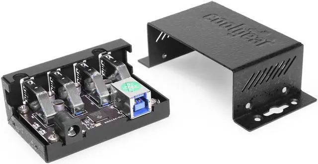 Alt view image 5 of 6 - Coolgear USB 3.2 Gen 1 Bus Powered 4 Port Mini Hub with ESD